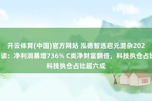 开云体育(中国)官方网站 泓德智选启元混杂2025年报解读：净利润暴增736% C类净财富翻倍，科技执仓占比超六成