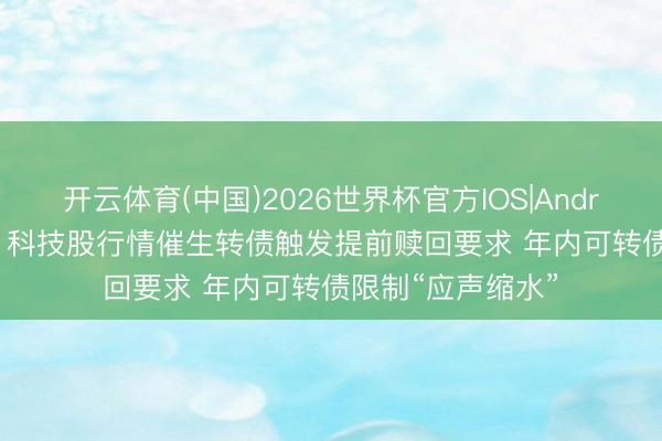 开云体育(中国)2026世界杯官方IOS|Android手机app下载 科技股行情催生转债触发提前赎回要求 年内可转债限制“应声缩水”